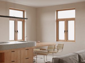 The Reasons of Aluminum Wood Windows Trending in Passive House Design